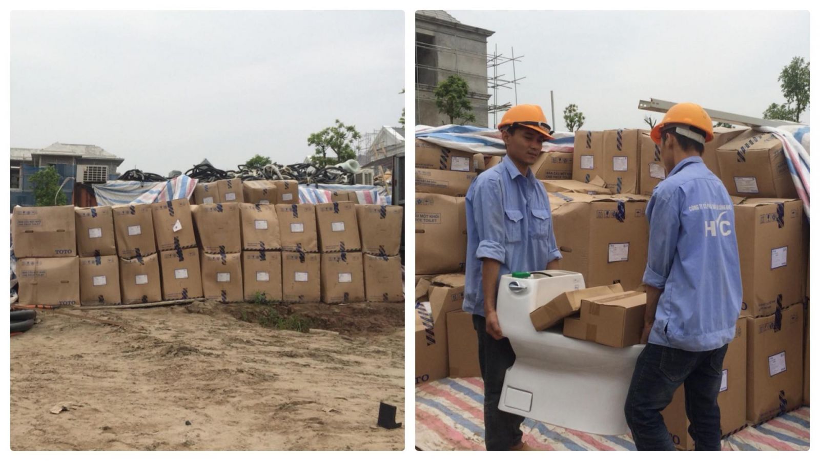 Kho bãi và khu chứa thiết bị