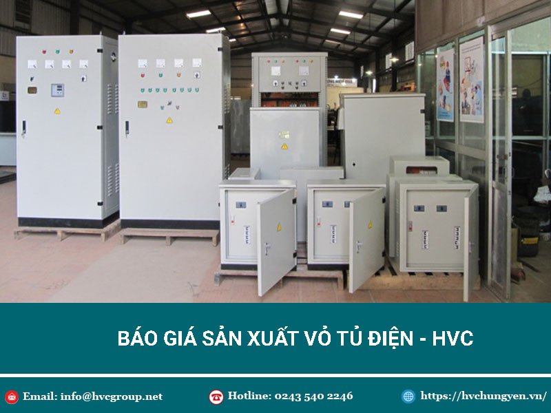 Bảng báo giá sản xuất vỏ tủ điện - HVC Hưng Yên