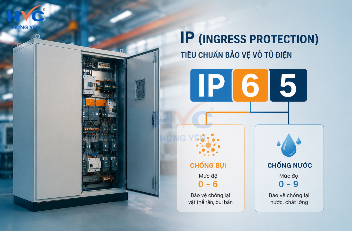 Tiêu chuẩn IP trong sản xuất tủ điện: Lựa chọn như thế nào để tối ưu nhất?