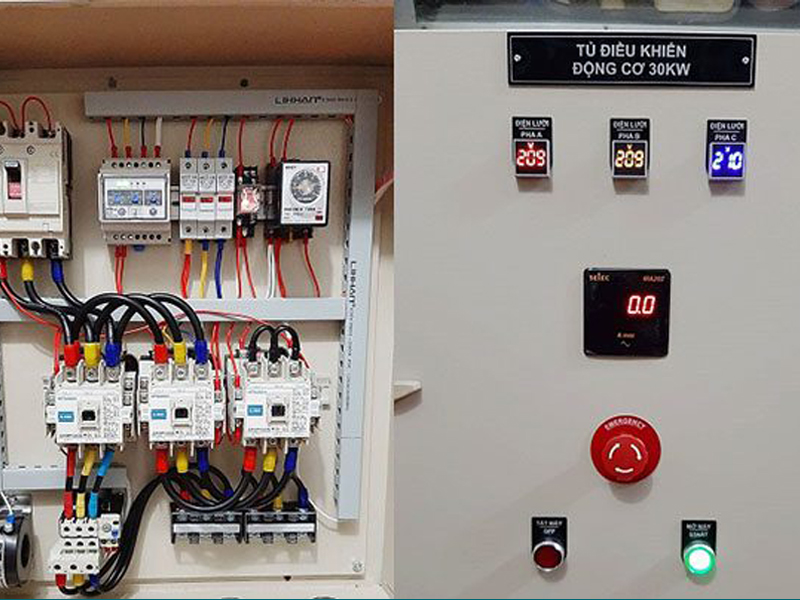 Tủ điện điều khiển HVC Hưng Yên sản xuất & lắp đặt toàn quốc