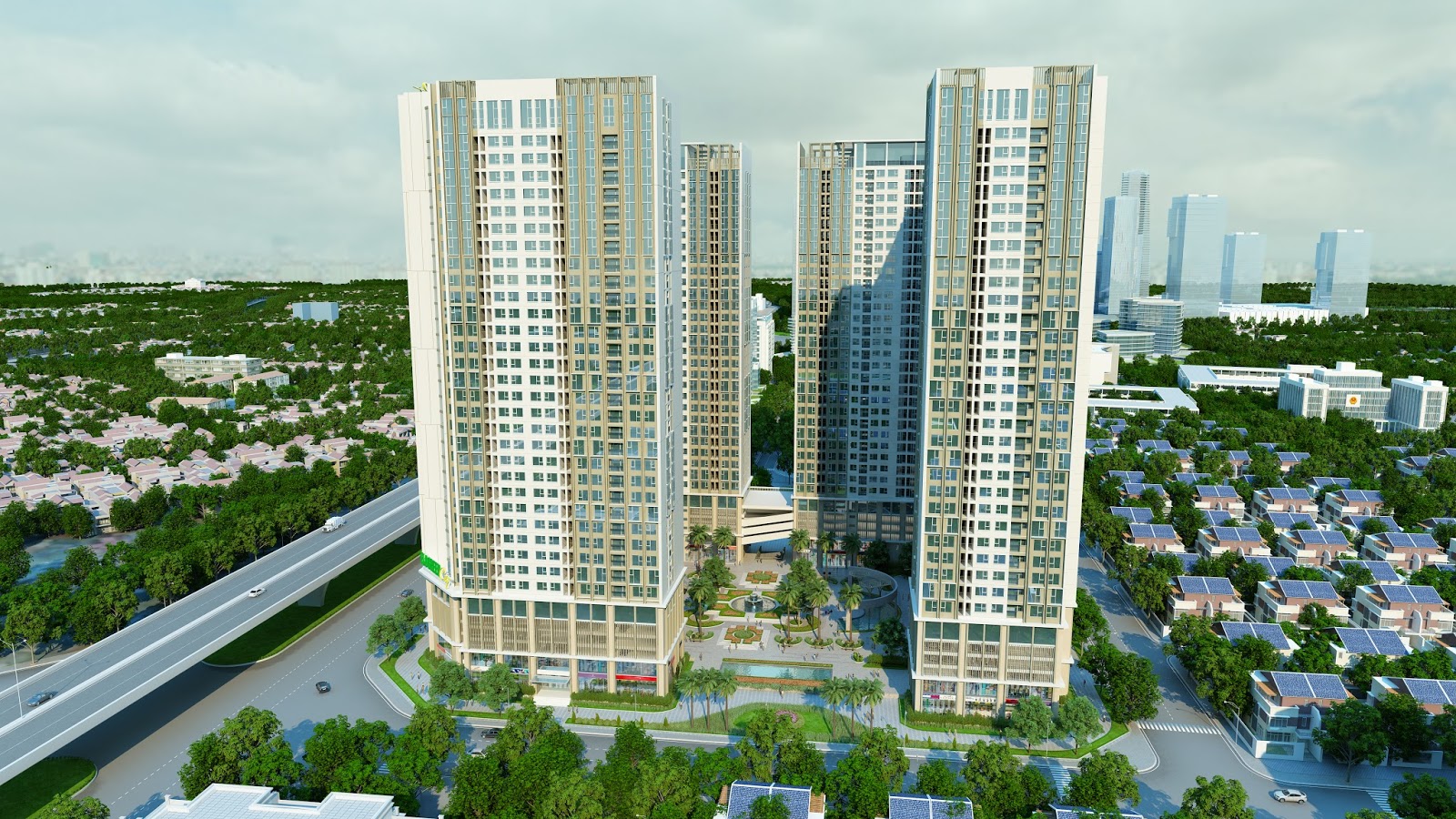 HVC Hưng Yên cung cấp hệ thống thang máng cáp cho dự án Eco Green Tower Giáp Nhị