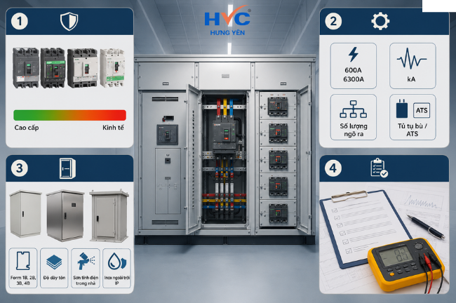 4 yếu tố ảnh hưởng đến giá tủ điện MSB