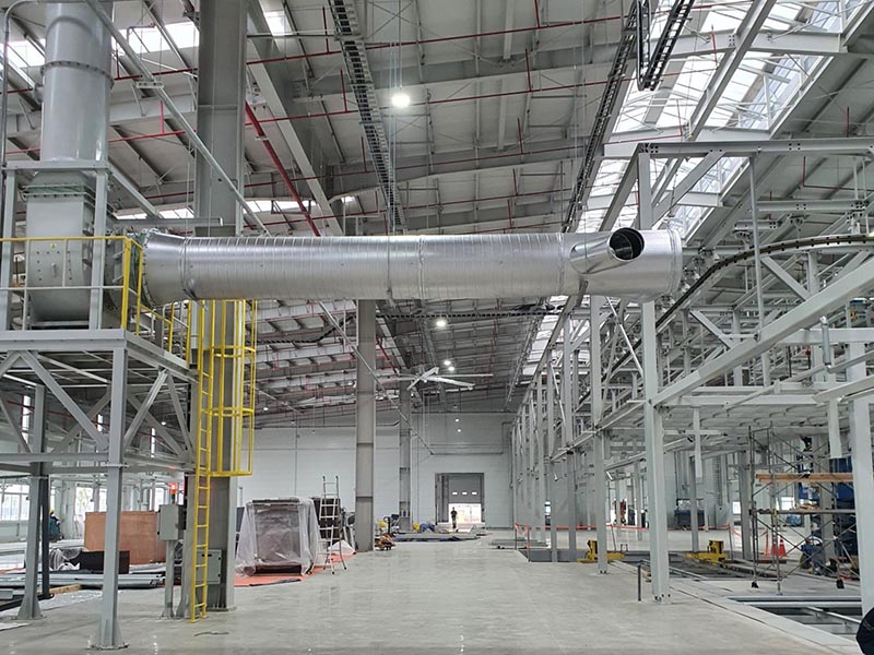 HVC cung cấp hệ thống ống gió tại nhà máy dược Hoàng Gia, Bắc Ninh
