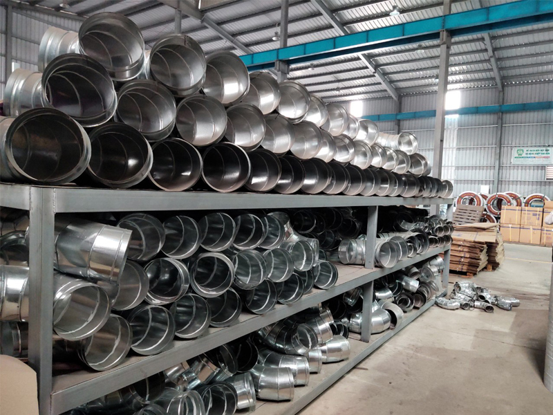 Phụ kiện ống gió sản xuất theo đơn đặt hàng