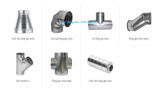 Phụ kiện ống gió tròn