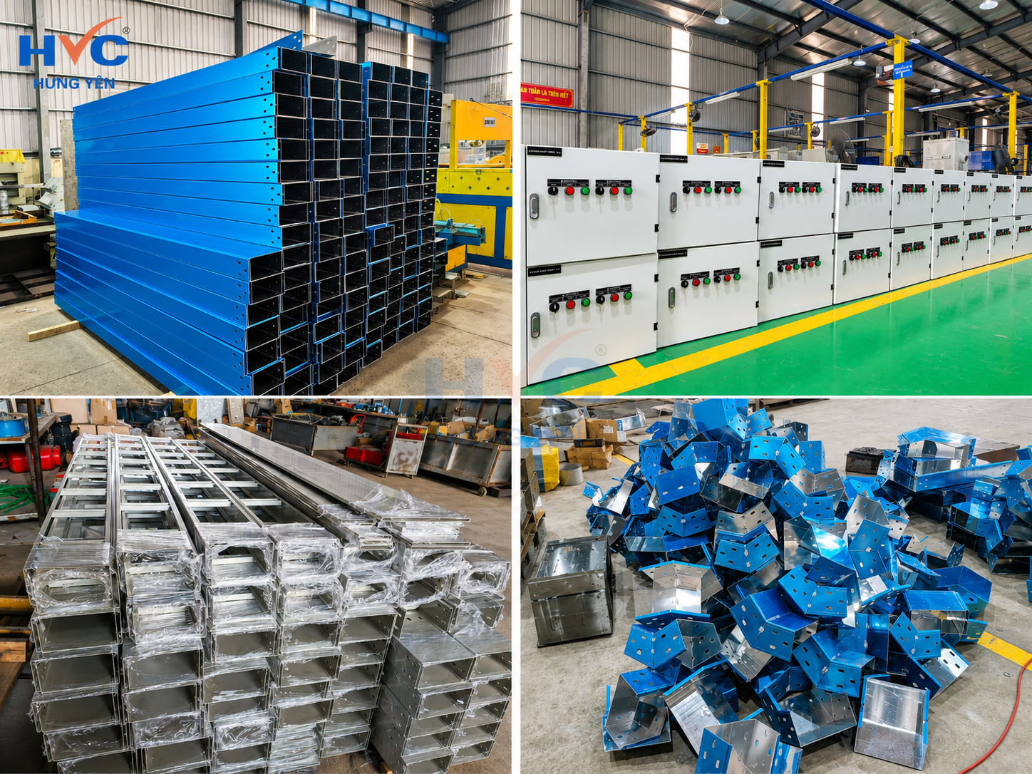Hệ thống tủ điện và thang máng cáp HVC Hưng Yên sản xuất, cung cấp cho TDI